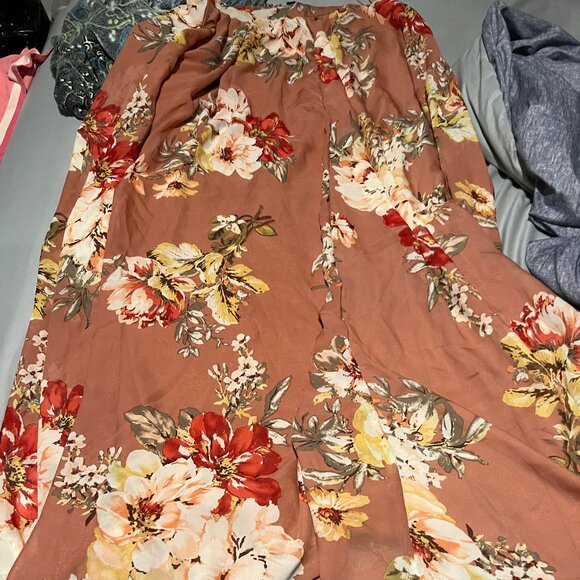 Windsor Floral Chiffon Skirt size xl - Picture 2 of 10